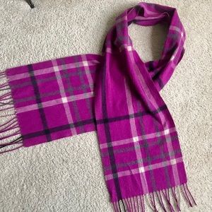 100% Cashmere Luxury Scarf | Purple